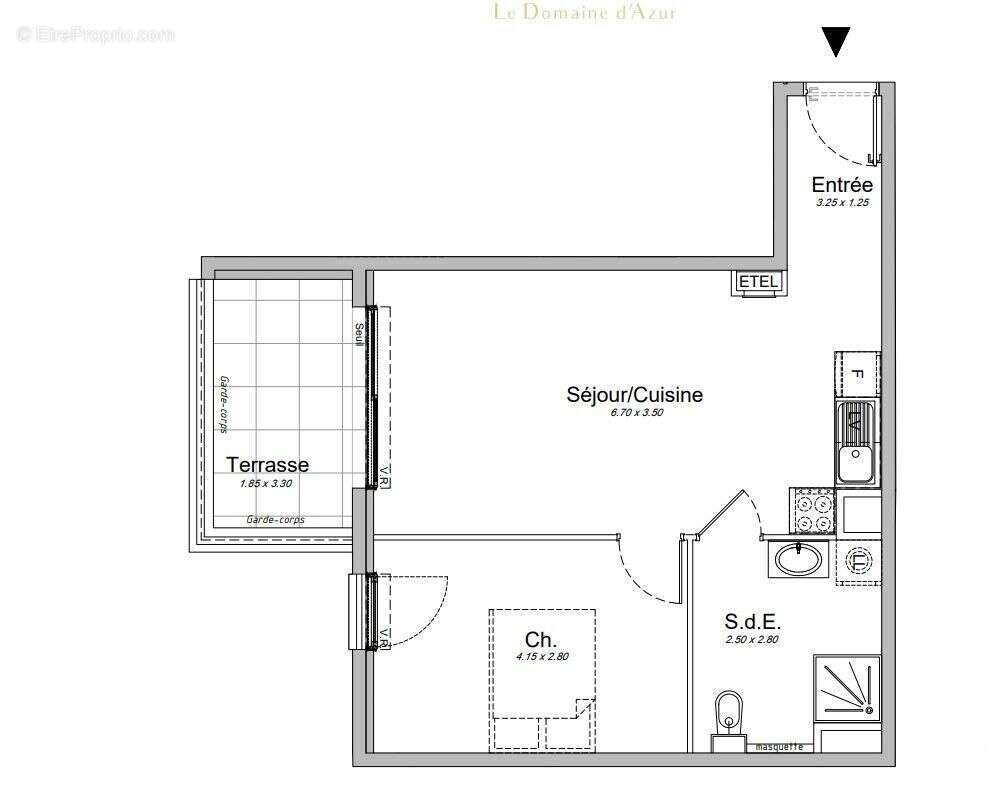 Photo 4 - Appartement à SAINT-LAURENT-DU-VAR