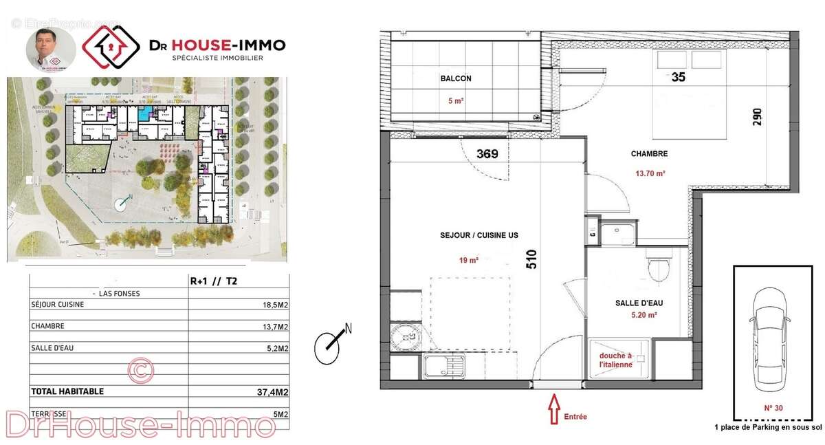 Appartement à VILLENEUVE-TOLOSANE