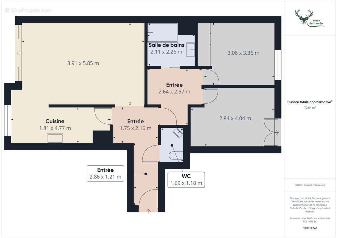 Appartement à COURBEVOIE