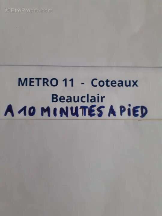 Appartement à NOISY-LE-SEC