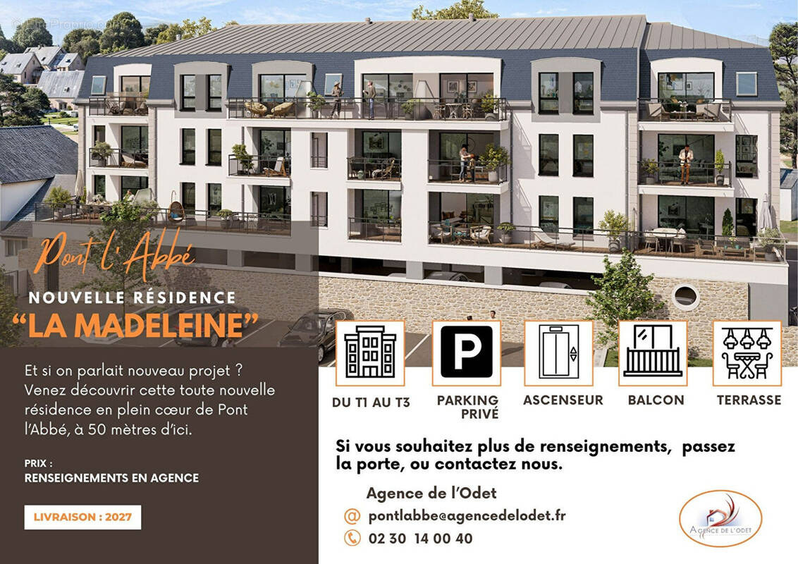 Appartement à PONT-L&#039;ABBE