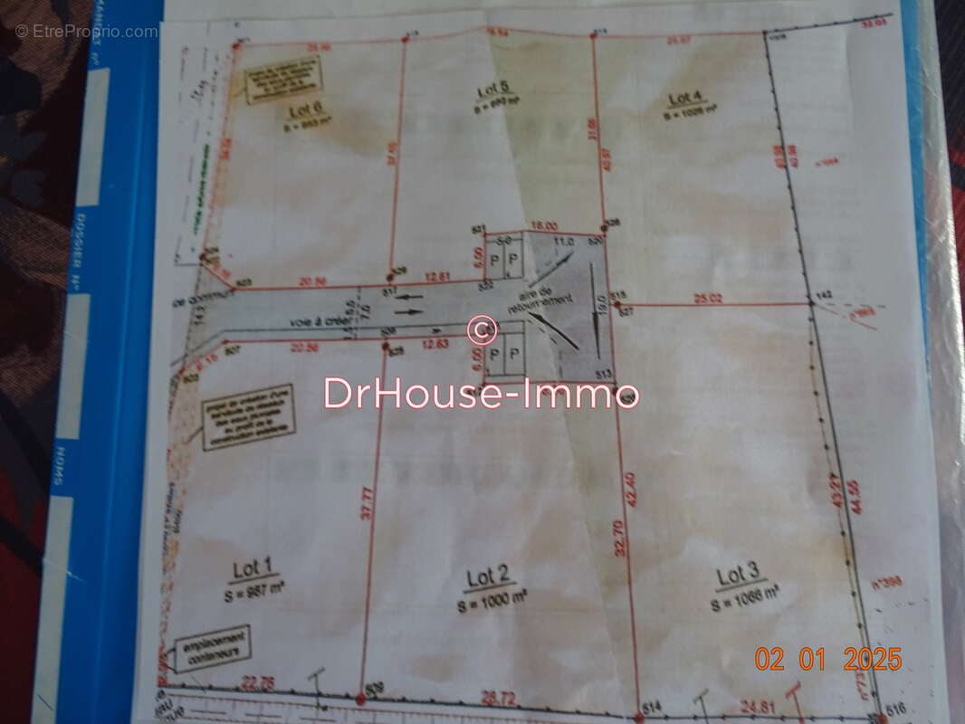 Terrain à POUCHARRAMET