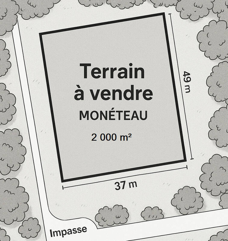 Terrain à MONETEAU