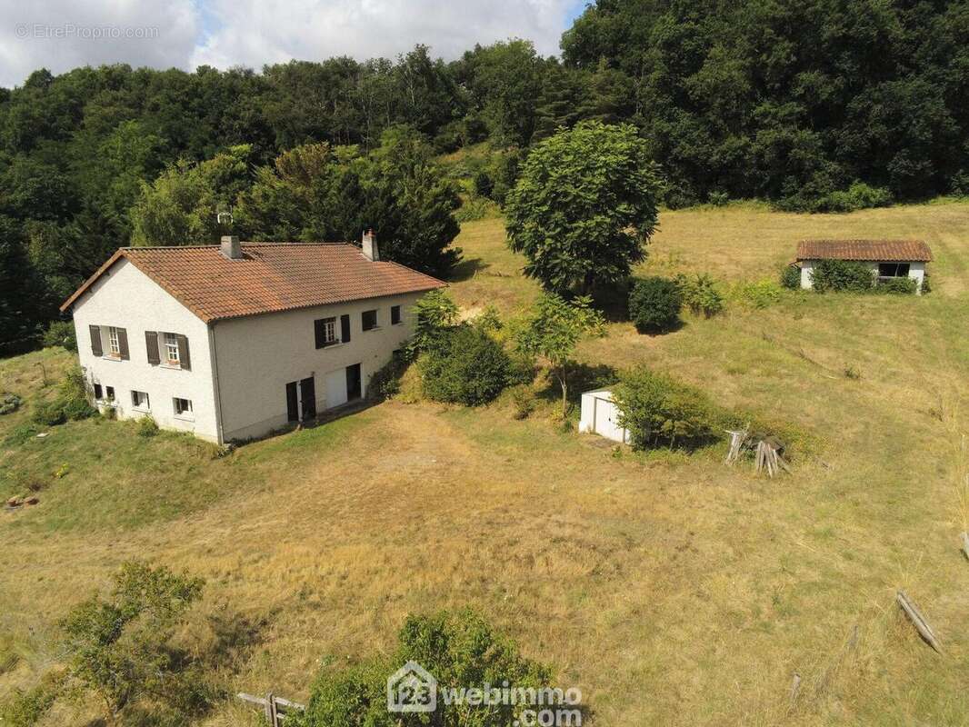 la seconde mène au sous-sol et logement indépendant. - Maison à VAUX-SUR-VIENNE