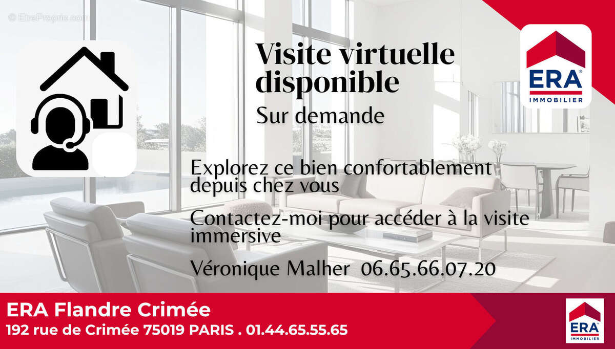 Appartement à PARIS-19E