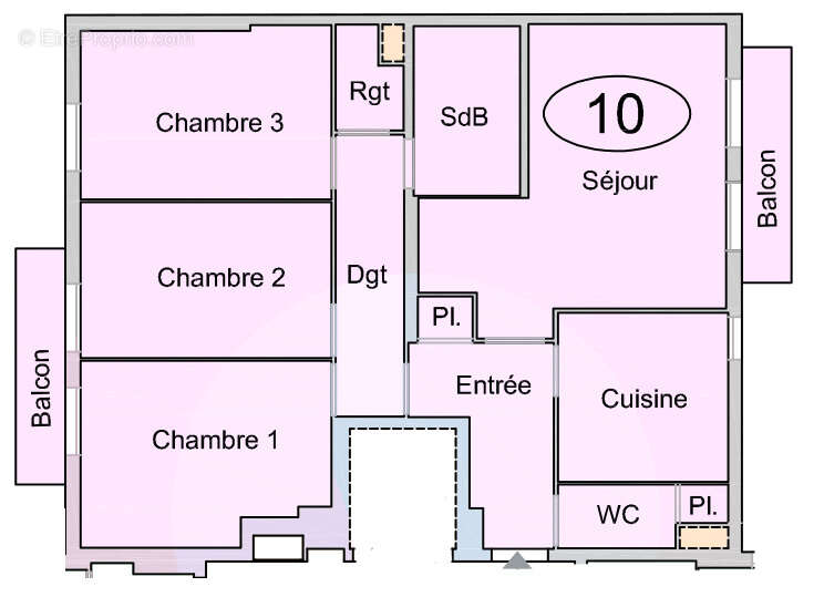 Appartement à CHAVILLE