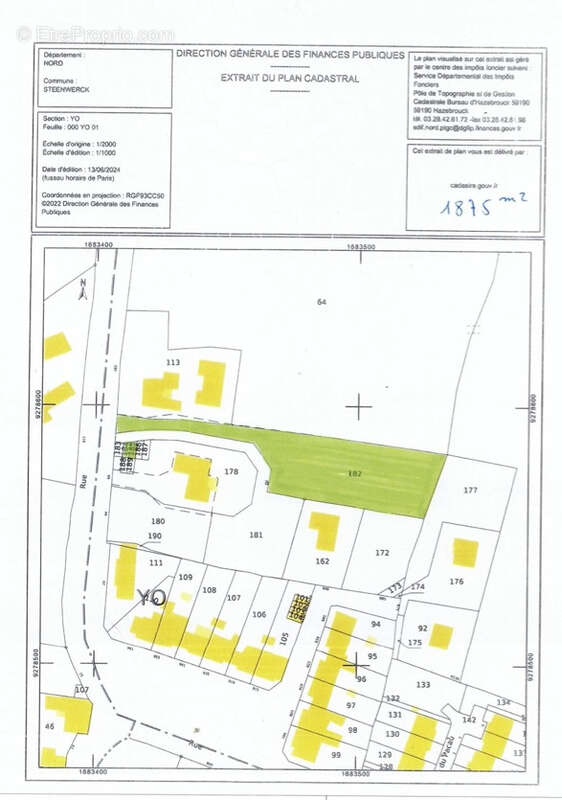 Terrain à STEENWERCK