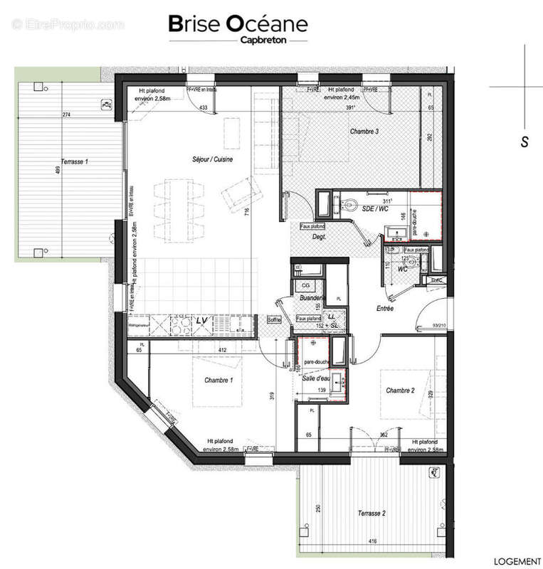 Appartement à CAPBRETON