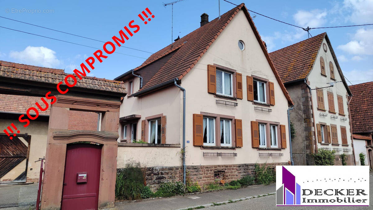 Maison à BISCHHOLTZ