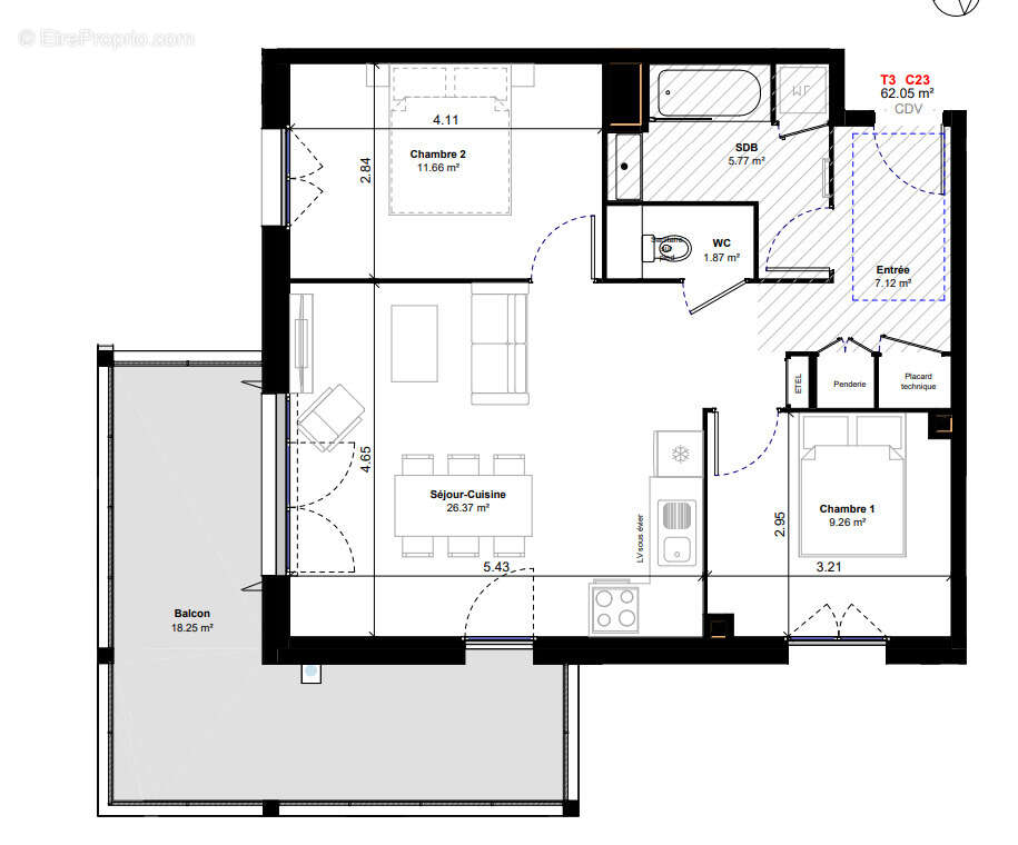 Appartement à TULLINS