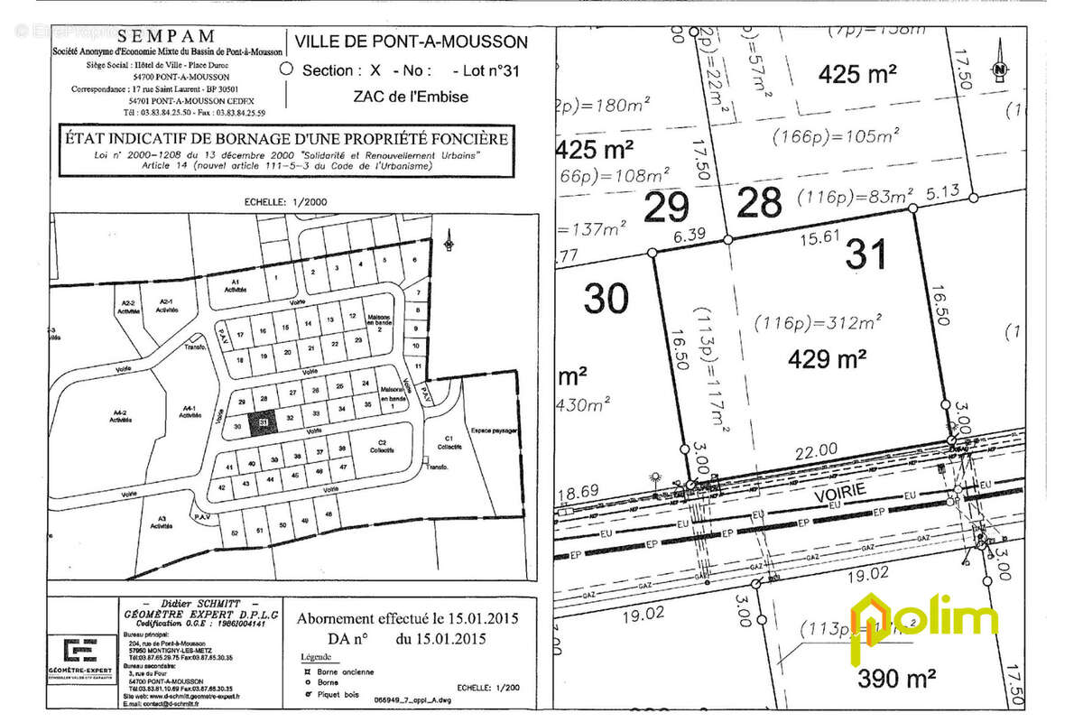 Terrain à PONT-A-MOUSSON