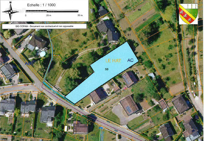 Terrain à MONTAUVILLE