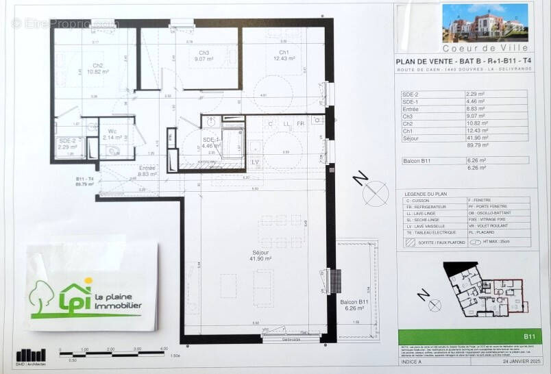 Appartement à DOUVRES-LA-DELIVRANDE