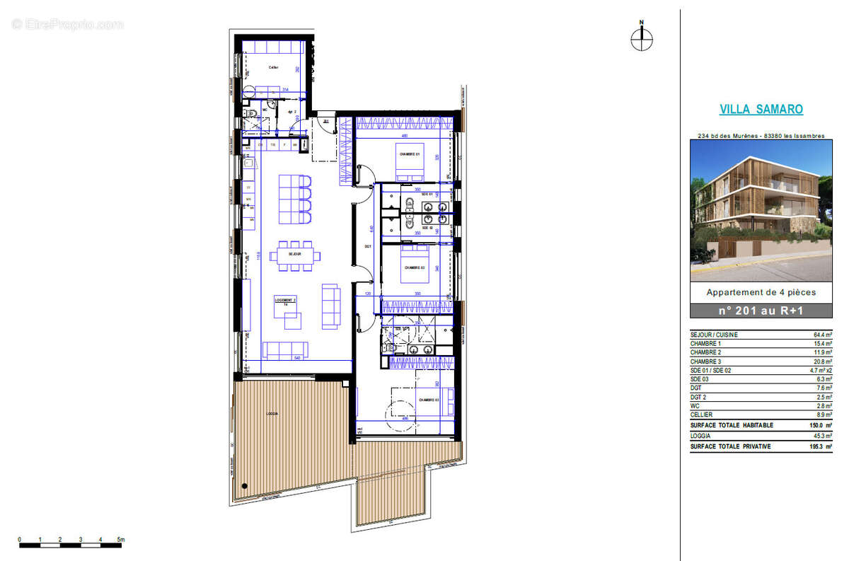 Appartement à LES ISSAMBRES