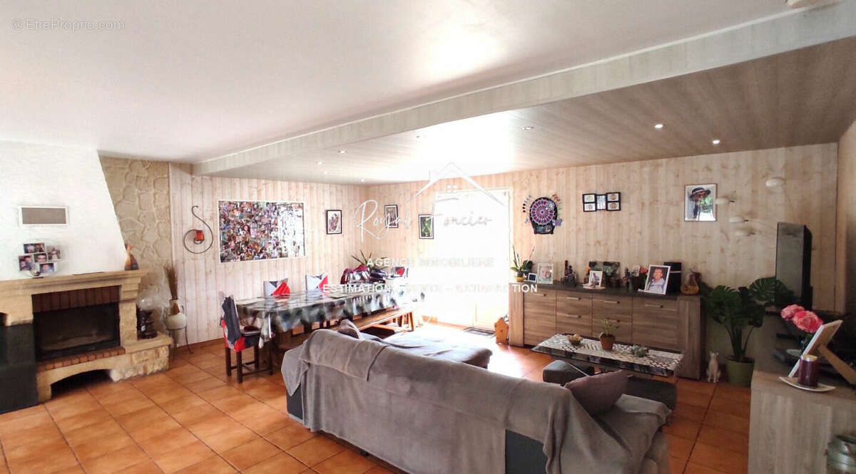 Belle Pièce de vie avec cheminée  - Maison à AVAILLES-EN-CHATELLERAULT