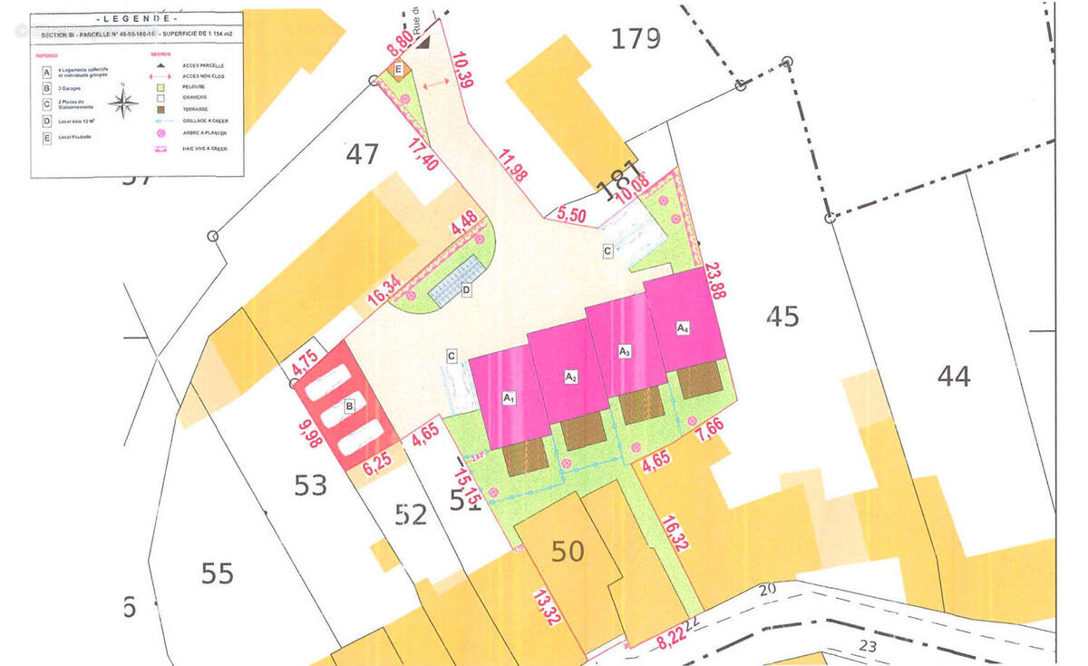 Terrain à VOUNEUIL-SOUS-BIARD