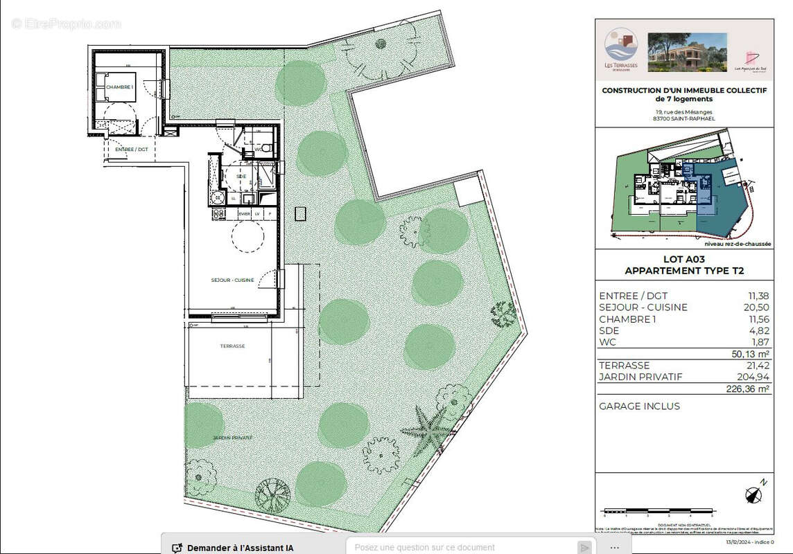 Appartement à SAINT-RAPHAEL