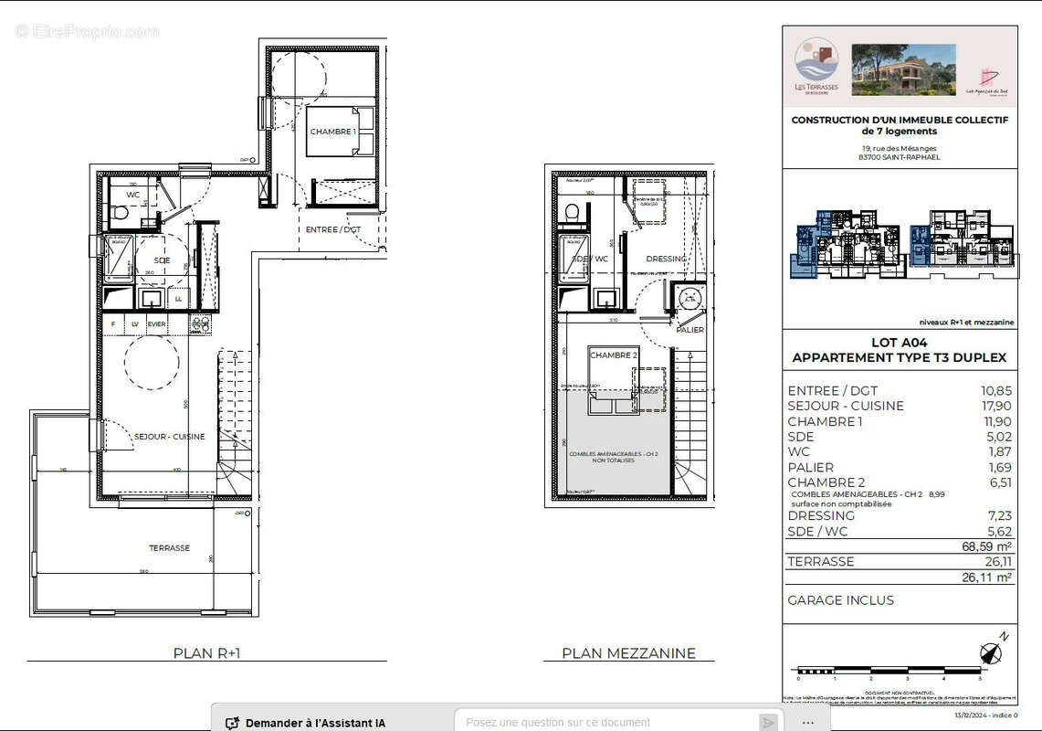 Appartement à SAINT-RAPHAEL