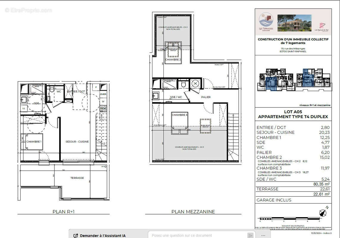 Appartement à SAINT-RAPHAEL