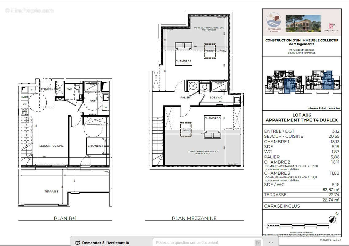 Appartement à SAINT-RAPHAEL