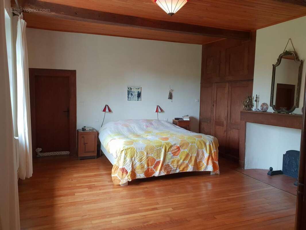 m bed 2 fen cheminee - Maison à TRIE-SUR-BAISE