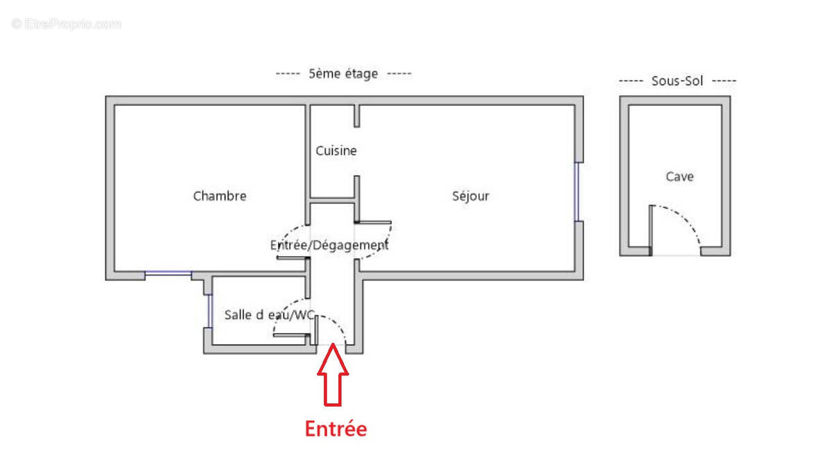 Appartement à PARIS-18E