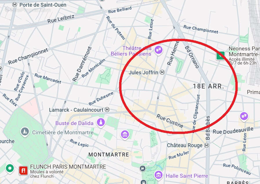 Appartement à PARIS-18E