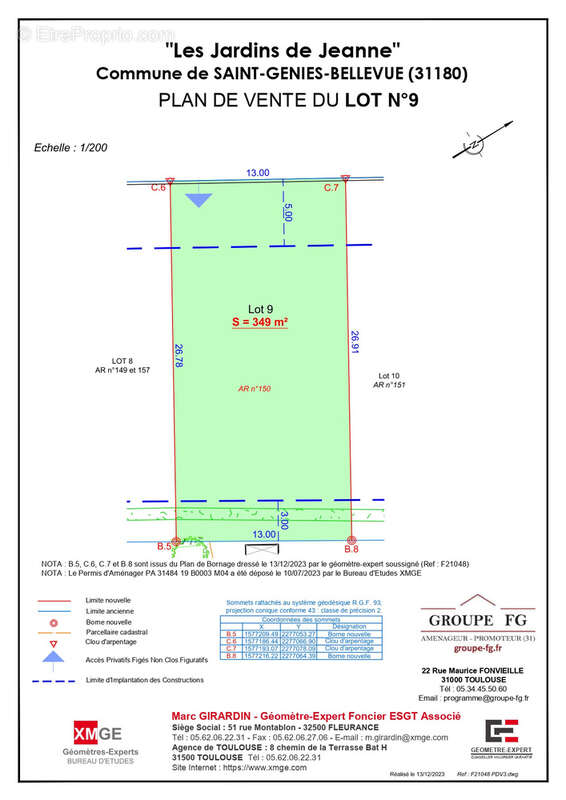 Terrain à SAINT-GENIES-BELLEVUE