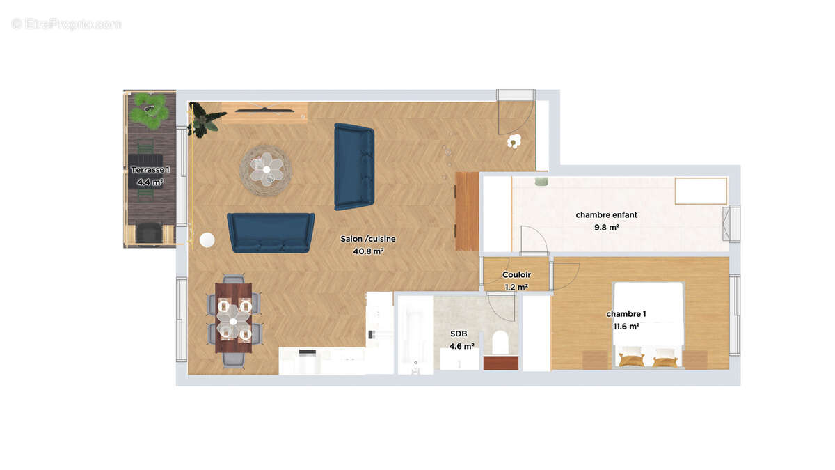 Appartement à BOULOGNE-BILLANCOURT