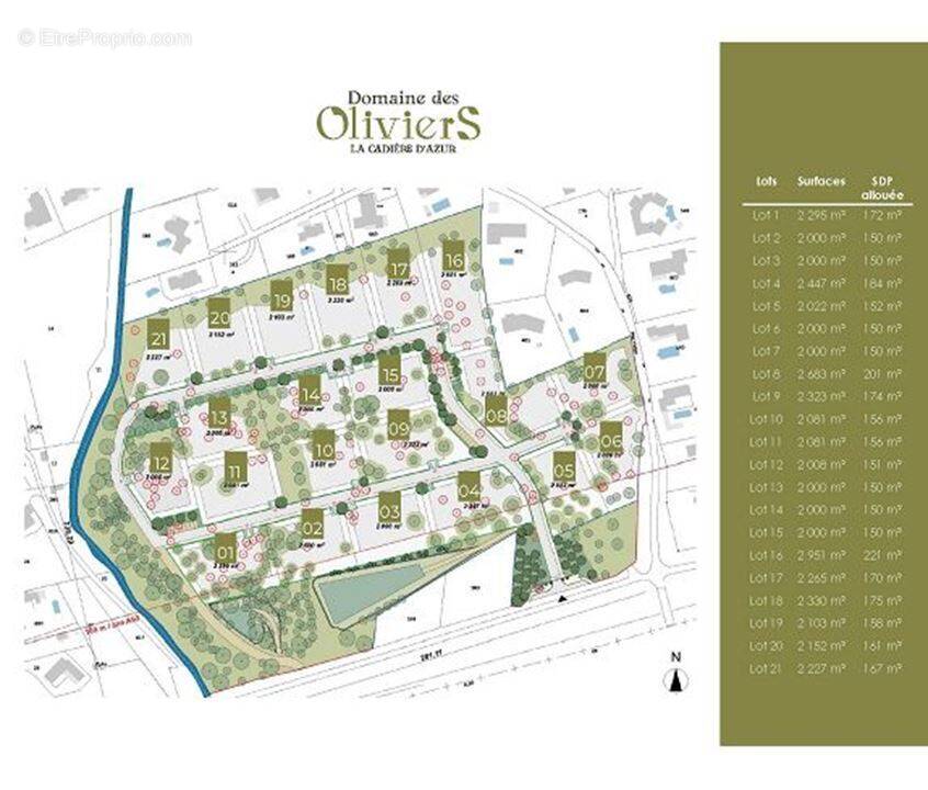 Terrain à LA CADIERE-D&#039;AZUR