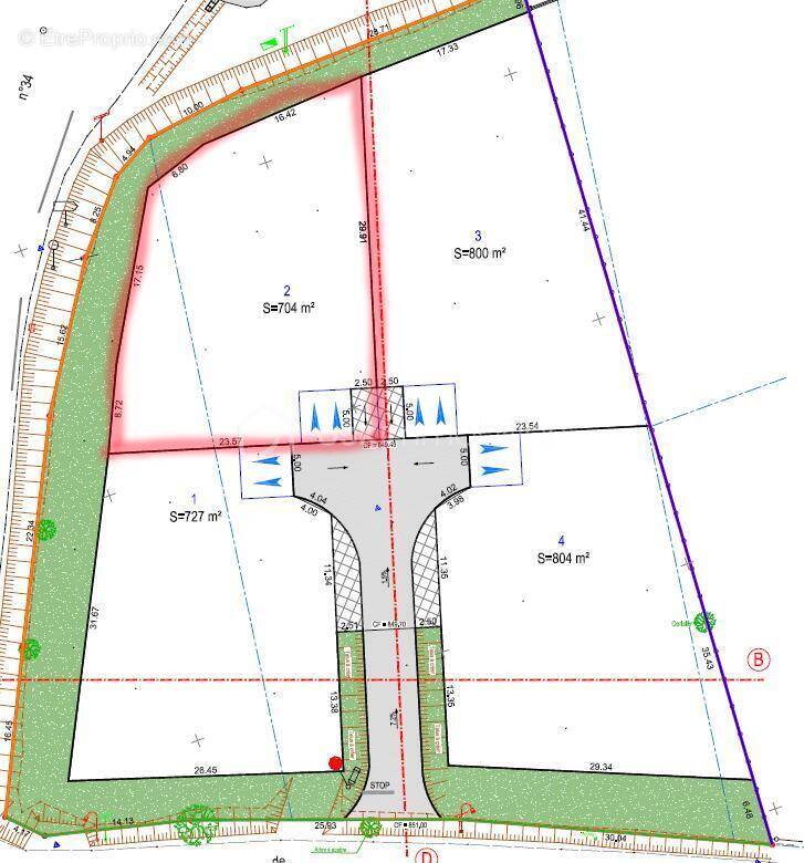 Terrain à SAINT-CHRISTOL