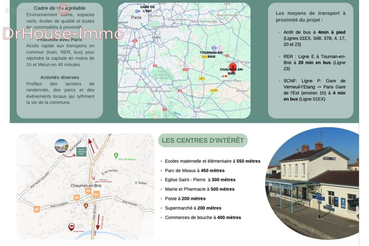 Terrain à CHAUMES-EN-BRIE