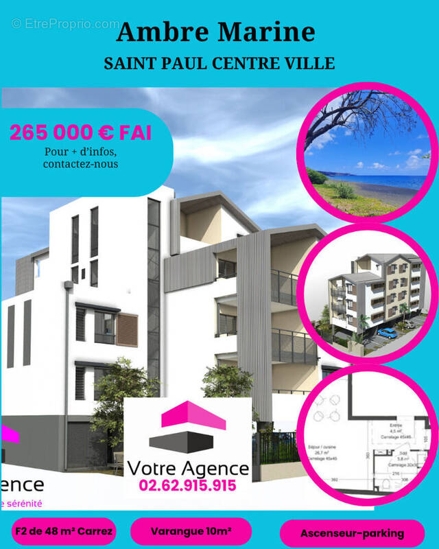 Appartement à SAINT-PAUL