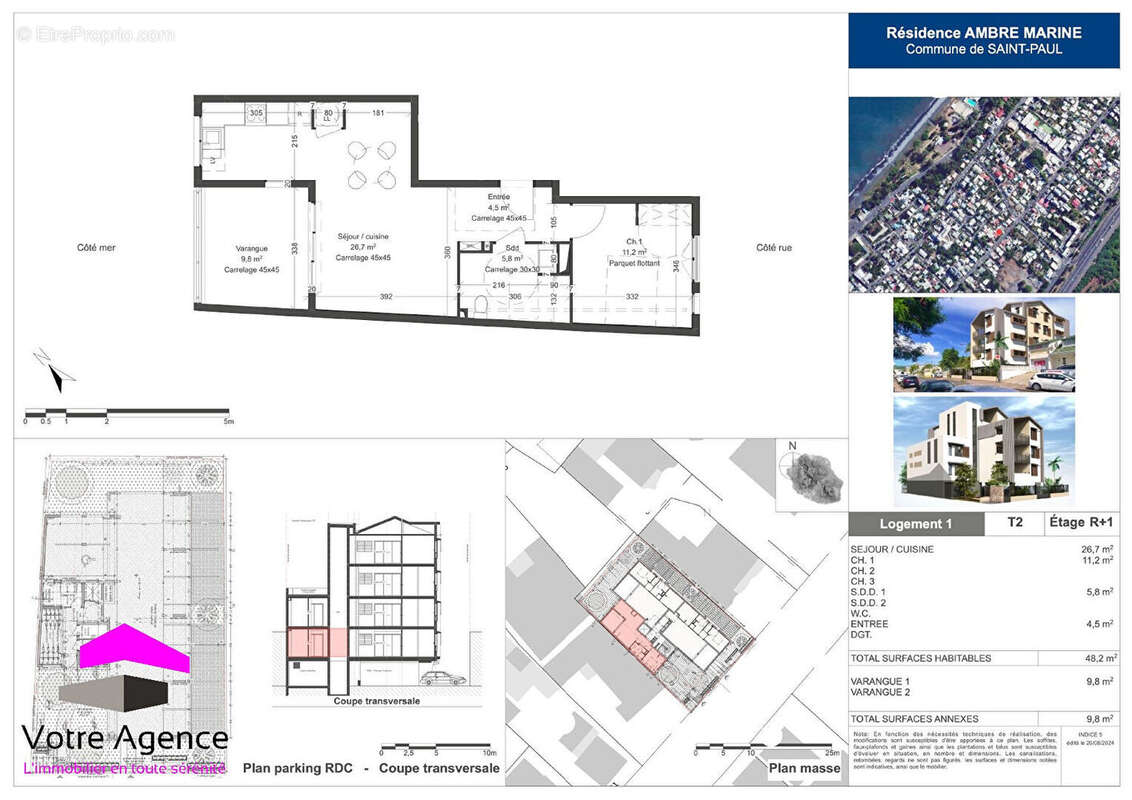 Appartement à SAINT-PAUL