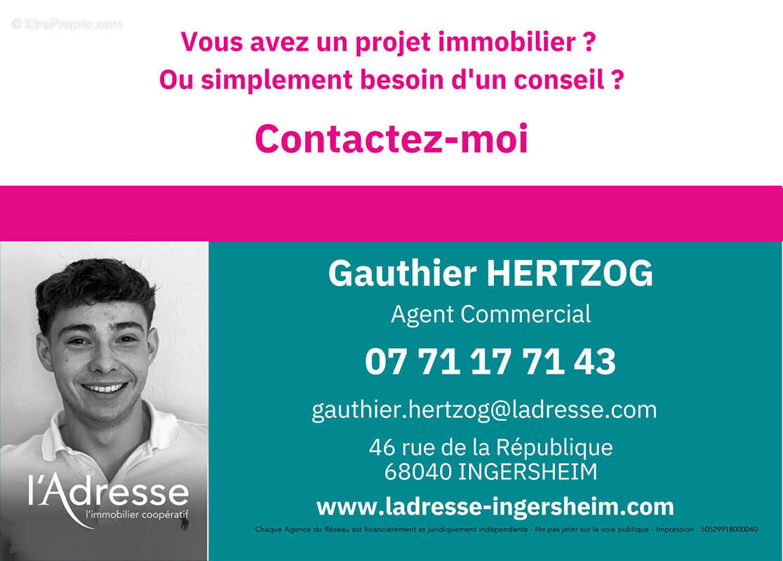 Appartement à INGERSHEIM