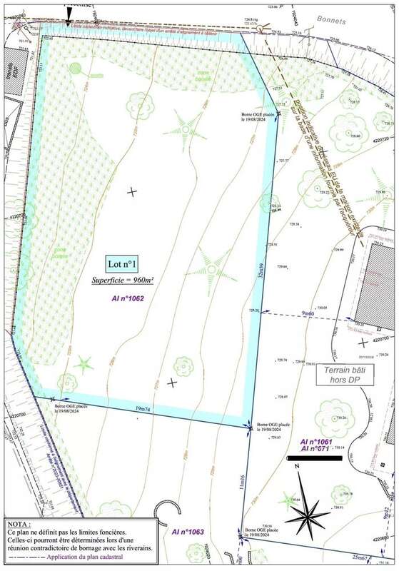 Terrain à SAINT-MARTIN-D&#039;URIAGE