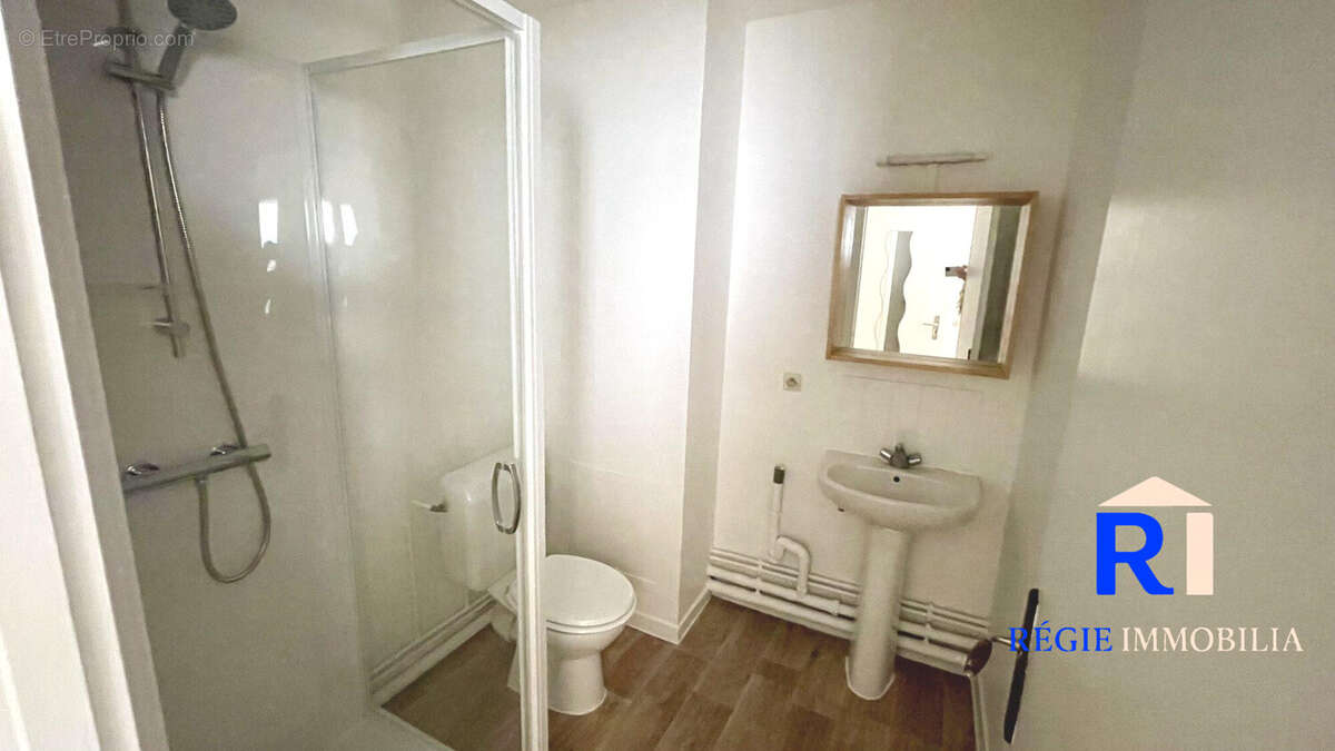 Salle de douche avec WC - Appartement à GRENOBLE
