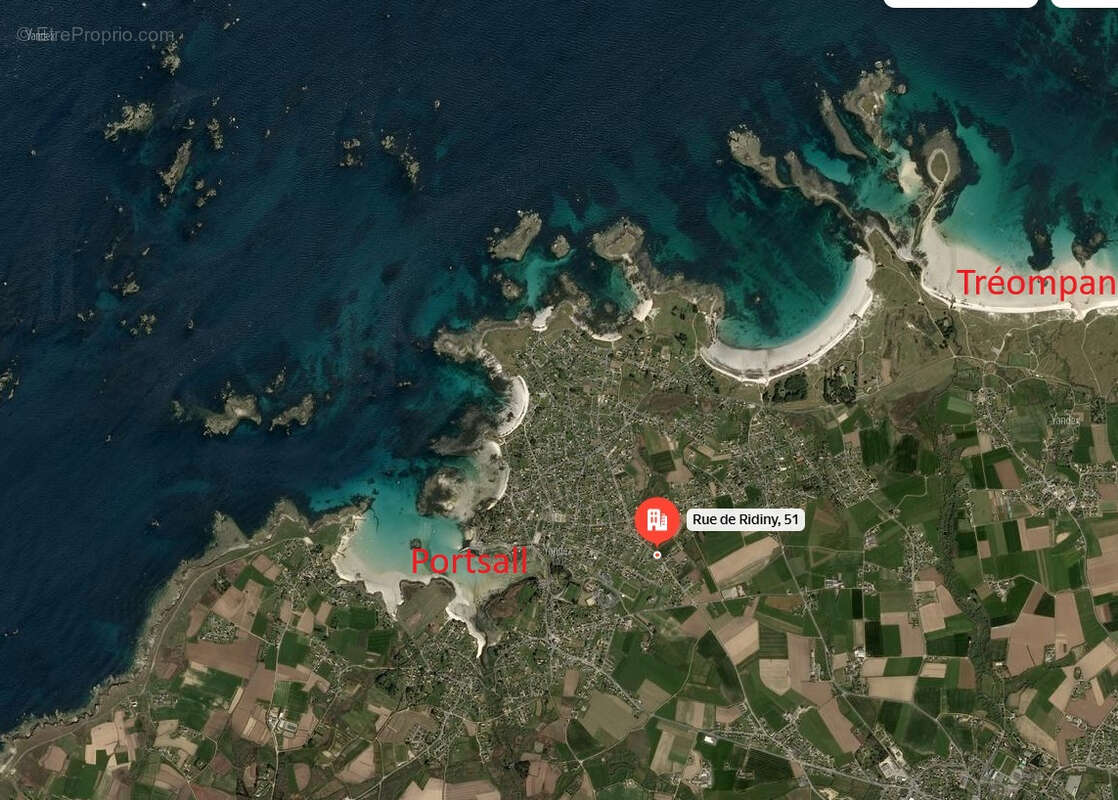 Terrain à PLOUDALMEZEAU