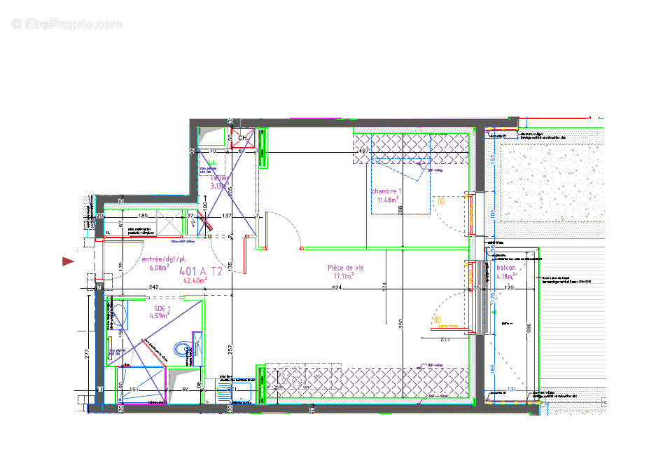 Appartement à QUIMPER