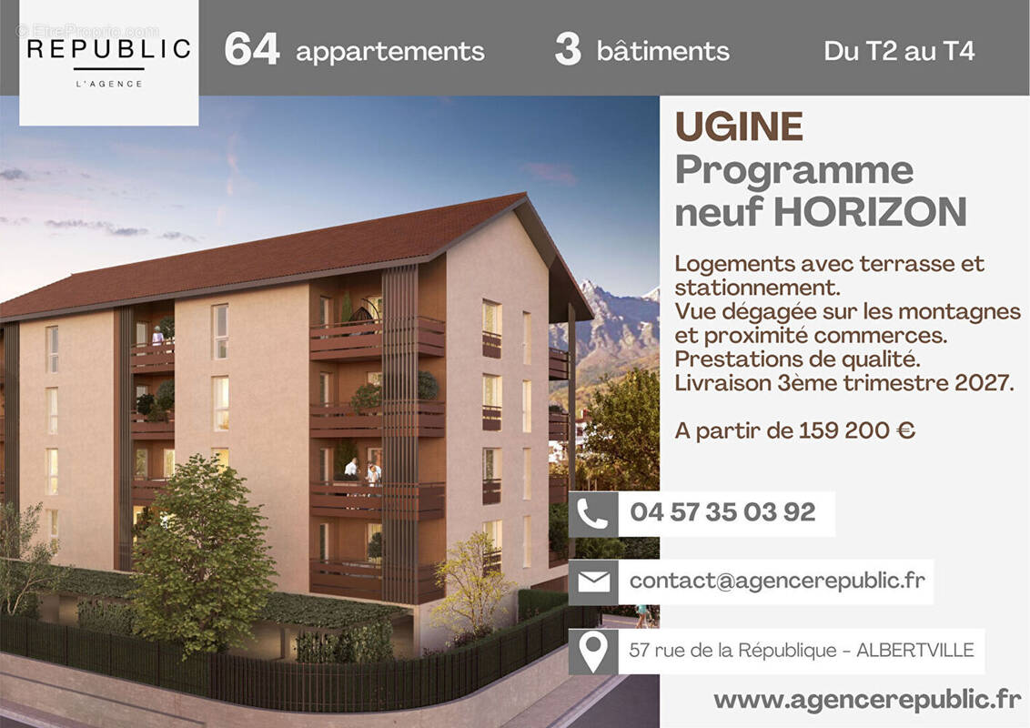 Appartement à UGINE