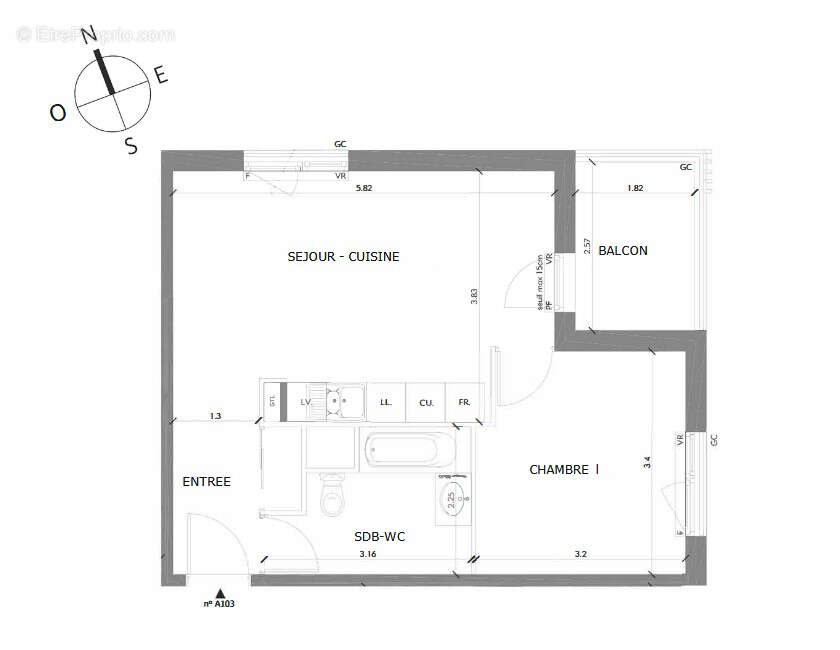 Appartement à UGINE