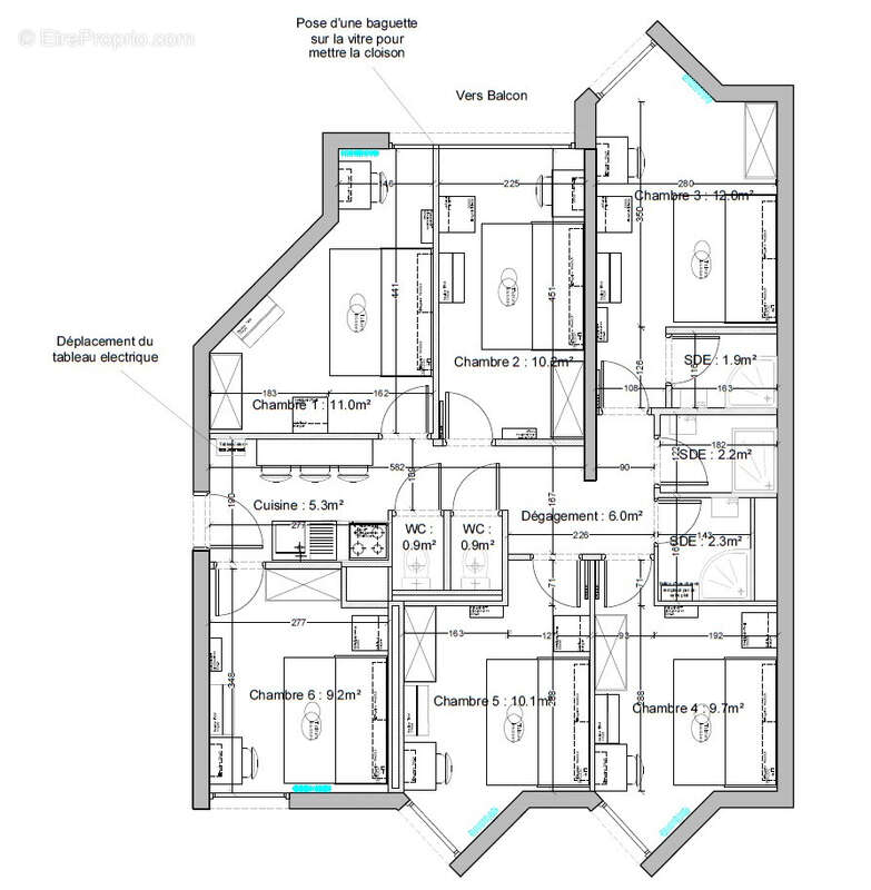 Appartement à PIERREFITTE-SUR-SEINE