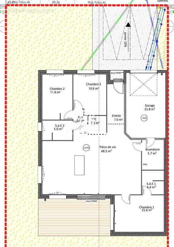 Plan - Maison à LE MAY-SUR-EVRE