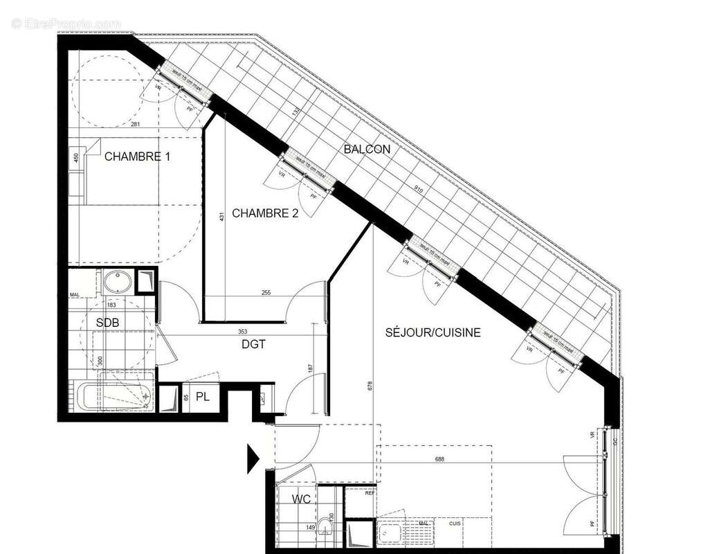 Appartement à LES CLAYES-SOUS-BOIS
