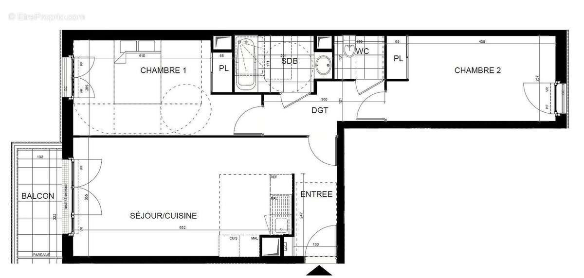 Appartement à LES CLAYES-SOUS-BOIS