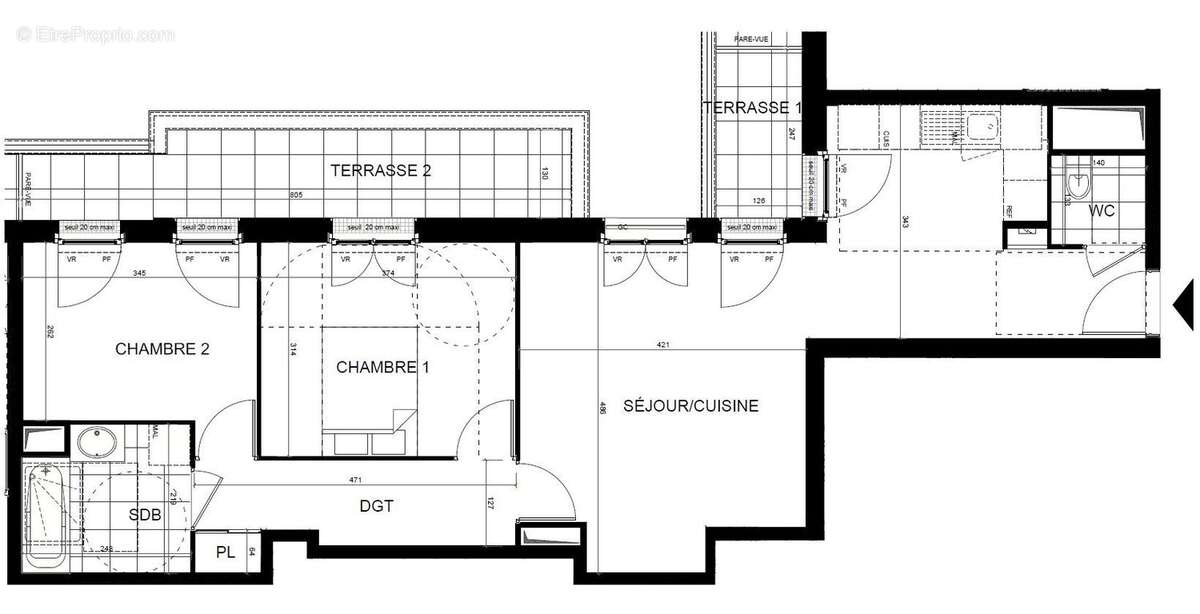 Appartement à LES CLAYES-SOUS-BOIS