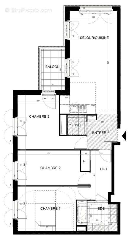 Appartement à LES CLAYES-SOUS-BOIS