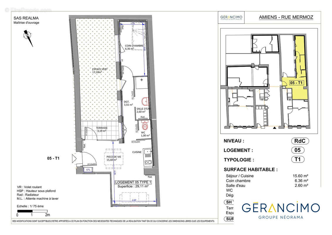 Appartement à AMIENS