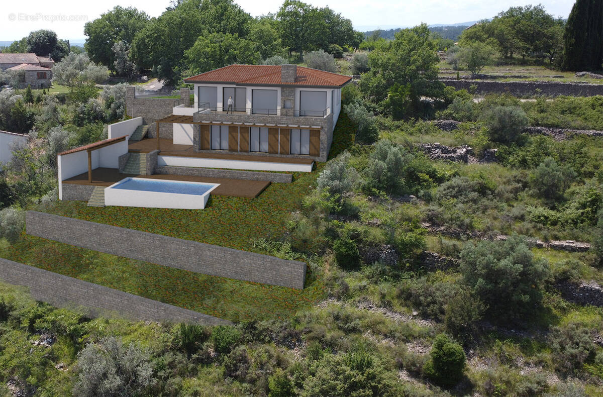 Terrain à LARGENTIERE