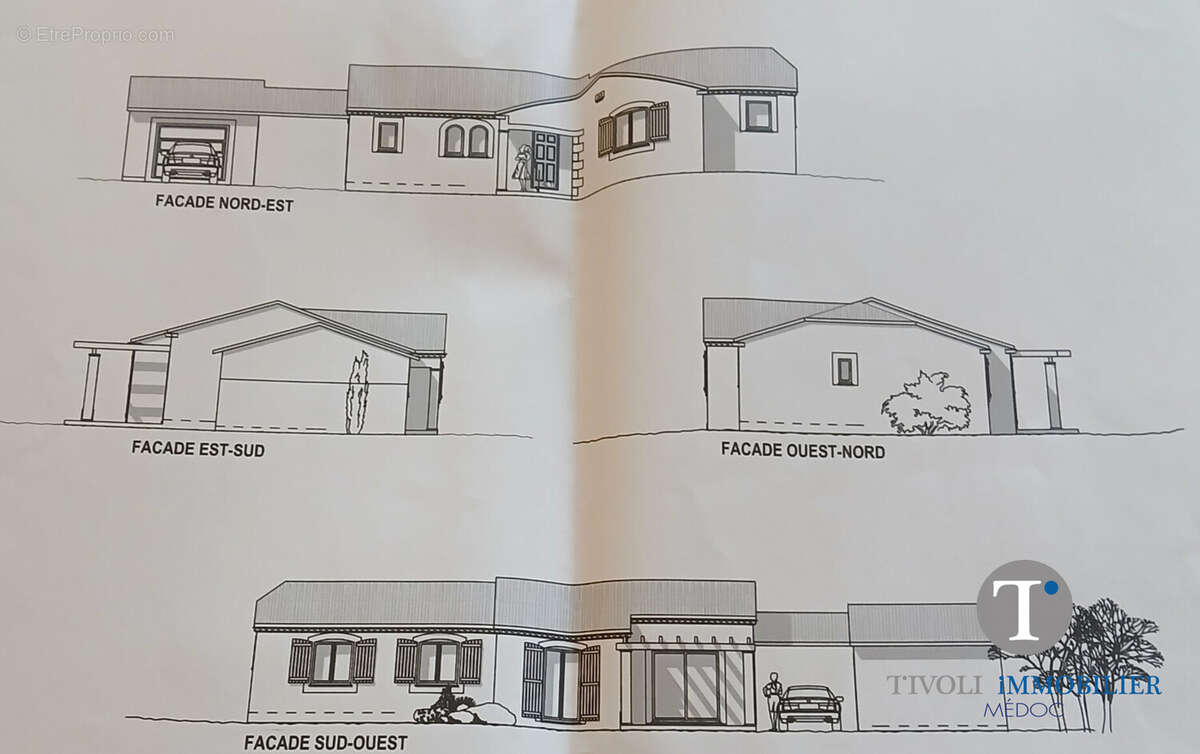 Permis de construire accordé avec ce projet de construction - Terrain à SAINT-SEURIN-DE-CADOURNE